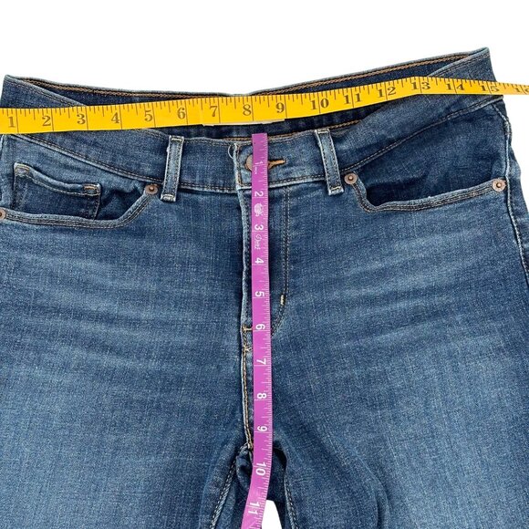 Levis Womens Classic Bootcut Jeans Blue Denim Size 6 - Picture 5 of 13